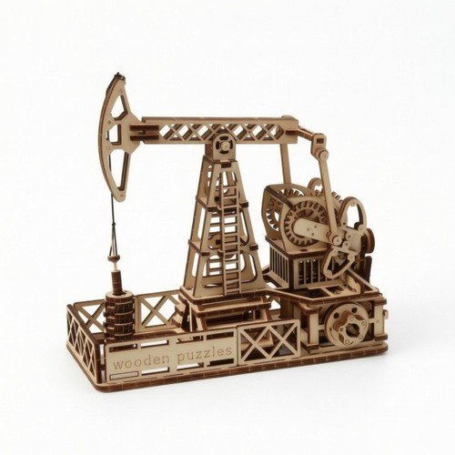 Maquette bois pompe à - de,