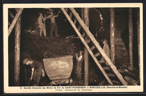 Cpa mancieulles mines fer - mancieulles,, de