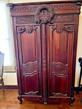 Armoire vintage carved french - ,