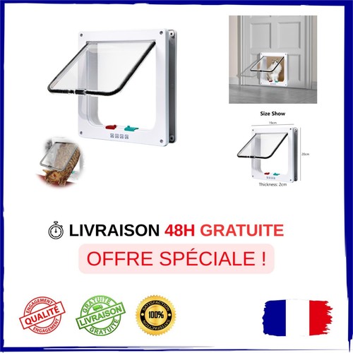 Chatière verrouillable - verrouillable, 4