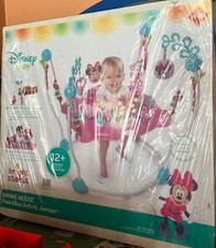 trotteur bébé Bright Starts, Disney Baby, Aire d'Eveil à Rebonds Minnie