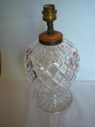 Grand pied lampe - de, cristal