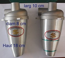 2 turbines pour cyclone en alu