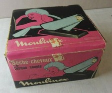 Ancien sèche cheveux avec casque souple, Moulinex n°2, vintage