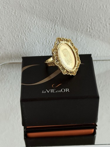 Bague 18k plaque - bague,