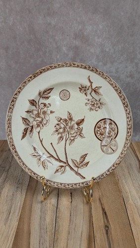 Assiette plate ancienne terre - plate,