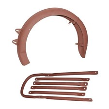 Pour BSA B31 B33 A7 A10 Piston Modèle Garde-Boue Nu Métal Avec Stays Gec