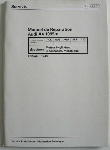 Manuel réparation audi a4 - manuel,