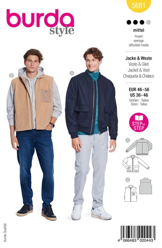 Patron couture veste - de,