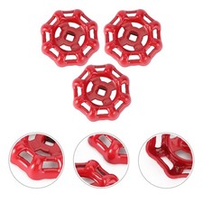 3pcs Handle en fonte des roues