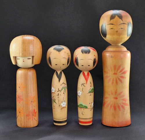 Lot poupées kokeshi - lot,