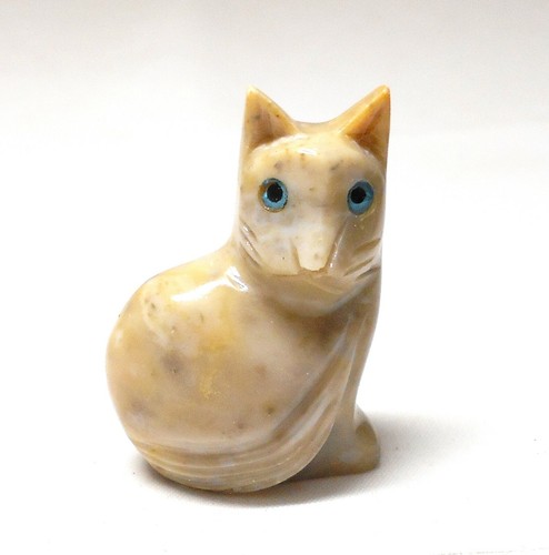 Chat stéatite miniature de - miniature,