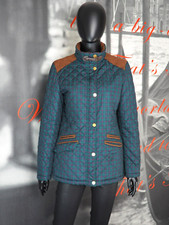 Veste en tartan matelassée zippée intégrale LLOYD'S pour femme avec bordure e...