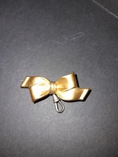 Broche ancienne Noeud Plaqué