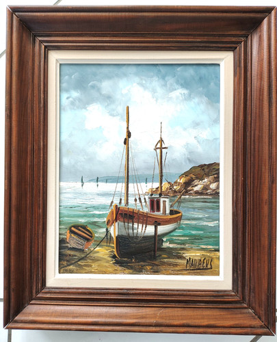 Tableau signé maufiers - maufiers, bateau
