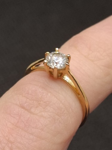 Ancienne bague solitaire - ancienne,