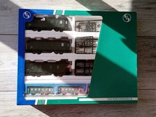 Sachsenmodelle, HO, coffret de 2 voitures voyageurs, & 1 fourgon, Réf : 74018