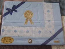 Superbe drap brodé en pur