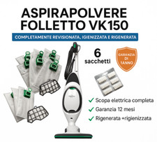 Aspirateur Vorwerk VK-150 6 Sacs Complètement Révisé, Hygiénisé