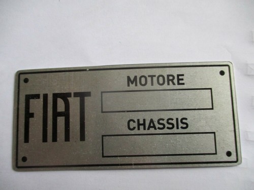 Panneau type fiat bouclier - type,