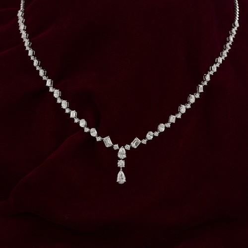 Collier diamants naturels - collier,