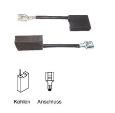 Brosses Carbone pour Meuleuse D'Angle Hilti DC230- 6 x 16 x 21,5mm (2028)