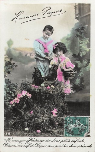Easter little girl - cp,