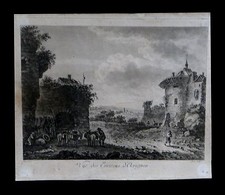 [GRAVURE – VAUCLUSE] ZINGG [ou ZINK] ''Vue des environs d'Avignon''.