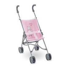 Accessoire poupon - COROLLE - Poussette canne rose pour poupon 30, 36 et 42cm - 