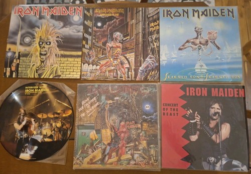 Iron maiden vinyl collection - iron,