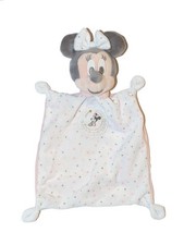 Doudou plat Minnie rose blanc