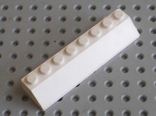 LEGO White slope brick 4445 /