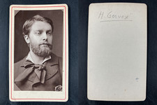 Henri Gervex, peintre Vintage cdv albumen print.Henri Gervex né le 10 septembr