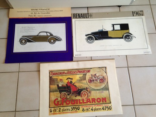Lot anciens calendriers - de,