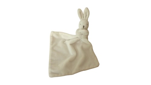 Doudou peluche mouchoir lapin
