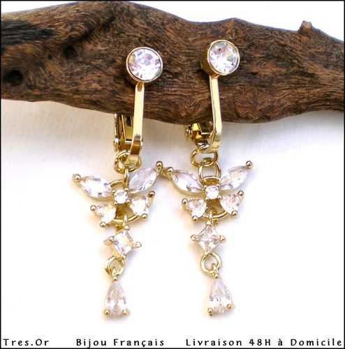 Boucles oreille clips - d'oreille,