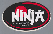 autocollant sticker ##  NINJA  ##  NEUF  ## équipements moto fond noir