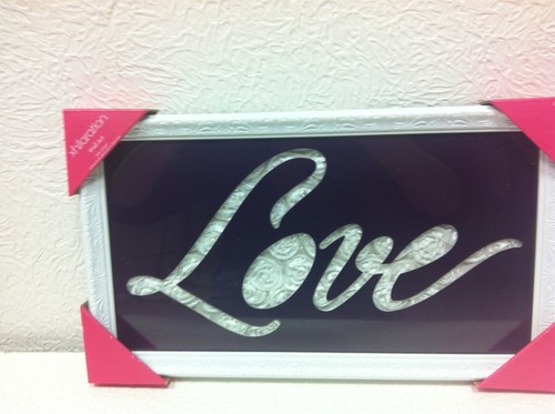 Exhilaration framed love - framed, dark