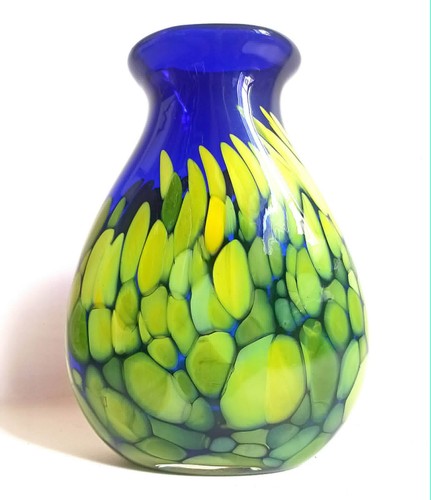 Vase bleu cobalt avec - cobalt,
