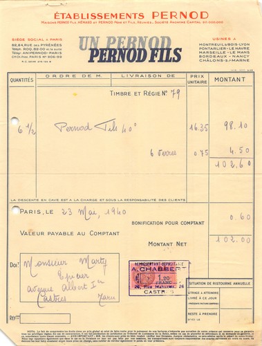 1940 ets pernod - 1940, m