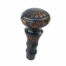Bouton laiton victorien ancien