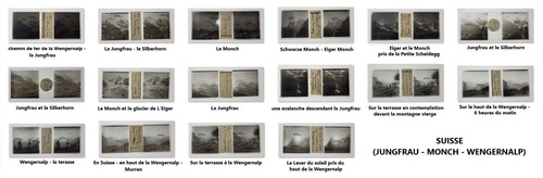 Lot plaques verre - plaques, c1910