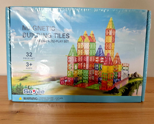 Soyee magnetic building tiles - building,