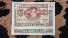 Billets 5 Francs Trésor