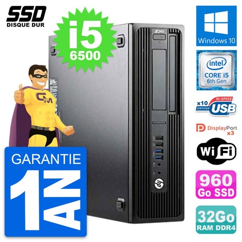 Workstation z240 sff - pc, hp