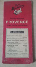 Guide Michelin Régional Provence, 1938, WW2.
