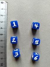 6 x DICES  /HARAKIRI BLADES OF HONOR G354