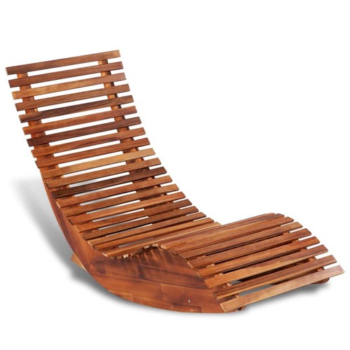 Chaise longue basculant bois - chaise,