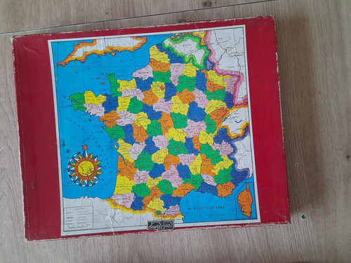 Carte france puzzle - de,