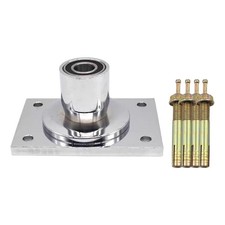 Plaque à bride fixe pour pole